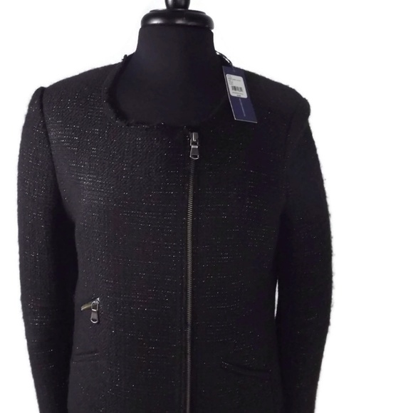 REBECCA MINKOFF Couture Tweed Jacket Size 6 $428 - Picture 8 of 8